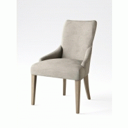 Chaise mansion - assise en tissu et pieds en bois naturel - edition prestige Chaise mansion - assise en tissu et pieds en bois naturel - edition prestige