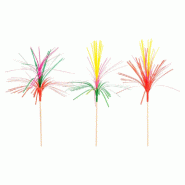 Décors assortis pour glaces Palmiers bois 15cm - par 100