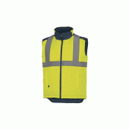 GILET FIDJI HV chaud reversible 4 poches haute visibilite