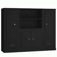 Helloshop26 - Buffet bahut commode armoire meuble de rangement organisateur cuisine salle de séjour salons 3 pcs bois d'ingénierie 02_0037159 - 3000 Helloshop26 - Buffet bahut commode armoire meuble de rangement organisateur cuisine salle de séjour salons 3 pcs bois d'ingénierie 02_0037159 - 3000