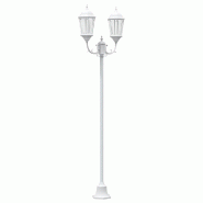 Helloshop26 - Lumière de jardin vintage 68 x 20 x 235 cm éclairage puissant style classique en aluminium blanc 02_0058417 - blanc aluminium 30002405
