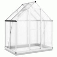 Helloshop26 - Serre tente abri plante fleur légumes avec cadre de base argenté 169 x 114 x 202 cm aluminium Argent 02_0044518 - 3000220190342 Helloshop26 - Serre tente abri plante fleur légumes avec cadre de base argenté 169 x 114 x 202 cm aluminium Argent 02_0044518 - 3000220190342