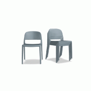 Lot de 4 chaises BLENDY - bleu