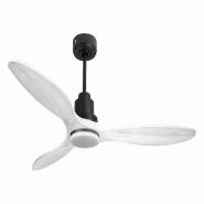 PURLINE Ventilateur de plafond Réversible  Thermostat Dimmable Wifi Moteur à courant continu Toits en pente Télécommande Lumière à trois tons Hy
