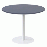 RestooTab - Table Rome XL blanc Ø110cm bleu fes fenix - bleu Bois manufacturé TB-ROMXL1-R110M-BL.FES