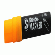 Schneider - Marqueur craie 15mm, couleur orange, épaisseur d'écriture : 5-15mm - orange 198914