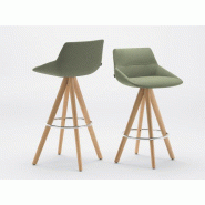 Chaise haute Dunas XS Wood avec pied pyramidal giratoire Chaise haute Dunas XS Wood avec pied pyramidal giratoire