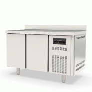 Vaiotec Comptoir congélateur TOPLINE / 2 compartiments GN1/1 avec 2 portes et rebord surélevé, 1345 x 700 mm - Acier inoxydable 18/10 10318 Vaiotec Comptoir congélateur TOPLINE / 2 compartiments GN1/1 avec 2 portes et rebord surélevé, 1345 x 700 mm - Acier inoxydable 18/10 10318