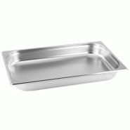 Bacs GN Gastronorm 1/1 65 mm en acier inoxydable GVK ECO - argenté inox GN-1/1-Var-65