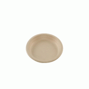 Betik Ecoline – 800 unités – Assiette ronde bagasse naturel – Ø 17 cm - beige Bagasse 1010269