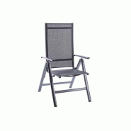 Fauteuil inclinable alegria aluminum – MTF – pliant 5 positions – 2nab3114