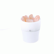 Humidificateur avec diffuseur aromatique intégré au sel de l'Himalaya - 5601316710765