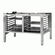 Mastro Support avec guides pour fours 10x GN 2/1 1043x870x650 mm - VIRTUS - inox SH102B