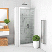 Paroi coulissante equi l100 1,9m argent poli verre clair clean - ROTH - eicl310019vpe - 827247 Paroi coulissante equi l100 1,9m argent poli verre clair clean - ROTH - eicl310019vpe - 827247