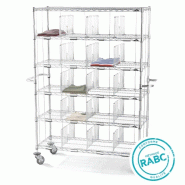 Sclessin 374.830 MANURACK Chariot 8 Casiers Professionnel - 374.830