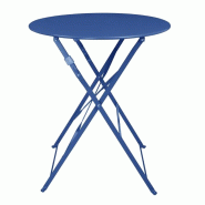 Table de terrasse ronde Bolero Perth bleu marine foncé - bleu DZ875