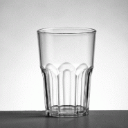 Verre Granity réutilisable acrylique transparent 35cl - par 72