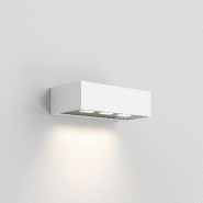 Zafferano Forward Applique D'Extérieur À 3 Lumières Led Asymétriques, Structure En Aluminium Blanc, Design Moderne Pour L'Éclairage De Façades 1