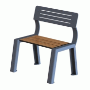 Banc public en bois buton industries bi 90 cm Banc public en bois buton industries bi 90 cm
