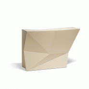 Bar asymétrique in & out FAZ - écru