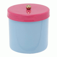 Boîte en métal Double Funky Small bleu clair et rose fuschia Pt' - 8714302772917