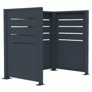 Cache-conteneurs MAESTRO METAL 3 modules Anthracite