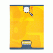 Calligraphe Lot de 20 Cahier Ligne 8000 17x22, 32p./16 feuilles 90 g/m² piquées, couv. Vernis UV jaune, Séyès 2,5mm - 3210331087022