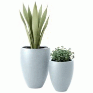 CLP Set de 2 bacs à plantes 2 Gris - gris 326430 CLP Set de 2 bacs à plantes 2 Gris - gris 326430