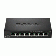 D-Link DES-108/E, switch 8 ports 10/100 - noir DES-108/E D-Link DES-108/E, switch 8 ports 10/100 - noir DES-108/E