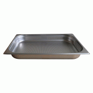DBMARK - GPP11065-304 - Récipient perforé GN 1/1 65 mm. - 0.8mm S/S304 - gris inox GPP11065-304