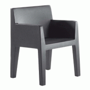 Fauteuil design in & out JUT - anthracite