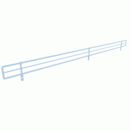 Galerie fil pour tablettes GP25 blanc 9003 133x5 cm