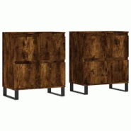 Helloshop26 - Buffet bahut commode armoire meuble de rangement organisateur cuisine salle de séjour salons lot de 2 bois 02_0036759 - 3000213045529 Helloshop26 - Buffet bahut commode armoire meuble de rangement organisateur cuisine salle de séjour salons lot de 2 bois 02_0036759 - 3000213045529