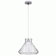 LAMPE SUSPENSION VERRE TUBY 30CM TRANSPARENT - PARIS PRIX LAMPE SUSPENSION VERRE TUBY 30CM TRANSPARENT - PARIS PRIX