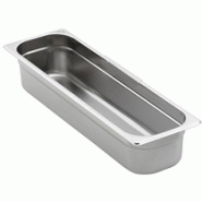 Lot de 10 bacs GN 2/4 en inox 18/10 - Fabrication française - Marque Sammic Lot de 10 bacs GN 2/4 en inox 18/10 - Fabrication française - Marque Sammic