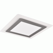 Plafonnier LED carré -  dimmable - CCT -nickel mat - Trio - Morgan - beige métal 4017807574395