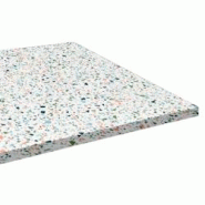 Restootab Plateau 140x70 decor terrazzo spectra - blanc Bois manufacturé PL-14070M-TER.SPE Restootab Plateau 140x70 decor terrazzo spectra - blanc Bois manufacturé PL-14070M-TER.SPE