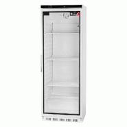 Romux® Armoire Réfrigérée Négative ABS 400 Litres 1 Porte Vitrée 60 cm avec Refroidissement Statique avec Capacité de 400 L - 7 Étagères et 4