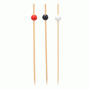 San Ignacio - KINVARA - Lot de 50 brochettes apéritives en bambou - Bambou SANR073