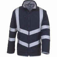 Veste de travail haute visibilité déperlante hiver  Kensington bleu marine T.S Yoko - S bleu polyester 6933883217118