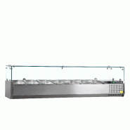 Vitrine réfrigérée GN1/3 GVC38-200 L2000 mm 33603 TEFCOLD