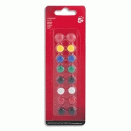 5 etoiles boite de 16 aimants 9 mm ronds assortis 5 etoiles boite de 16 aimants 9 mm ronds assortis
