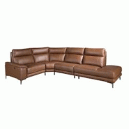 AC ANGEL CERDA Angel Cerdá Canapé d'angle relax droite en cuir brun tabac 6215C 305 x 244 x 97 - marron fourrure 8435631033554 AC ANGEL CERDA Angel Cerdá Canapé d'angle relax droite en cuir brun tabac 6215C 305 x 244 x 97 - marron fourrure 8435631033554