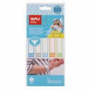 Apli Bracelets d'identification, 200x20 mm, 5 pièces, coloris blanc - 8410782178026