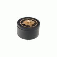 Boite Ex Voto noire -  Rond Résine Amadeus 12x12 cm - noir matière synthétique 3520071973265