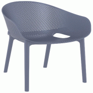 CLP Chaise Sky Pro Plastique HBT: 81x54x50 cm Gris foncé - gris 319881 CLP Chaise Sky Pro Plastique HBT: 81x54x50 cm Gris foncé - gris 319881