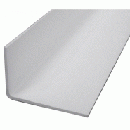Cornière inégale - profil en l asymétrique pvc longueur 2,6m finition blanc 30 x 60mm