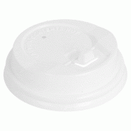 Couvercle blanc PS pour gobelet 12cl - par 1000