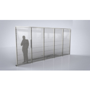 Ecran vitrine LED Transparent - pour vitrine de magasin.