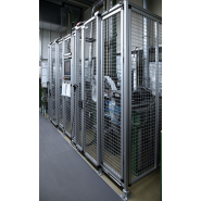 Grilles de protection et cloisons de séparation - Système modulaire - Profilé en aluminium Grilles de protection et cloisons de séparation - Système modulaire - Profilé en aluminium